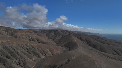 the ocean hitting the cliffs