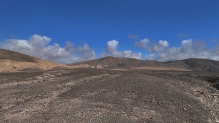 mountain landscape with blue sky