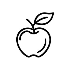 Apple Icon Flat Graphic Design and vector