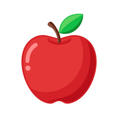 Fototapeta premium apple outline coloring book page line art illustration digital drawing, apple line art icon for apps and websites, apple silhouette vector illustration