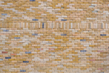 Brick wall with red brick,old vintage brick wall,Abstract of brick wall for background,Copy text space.