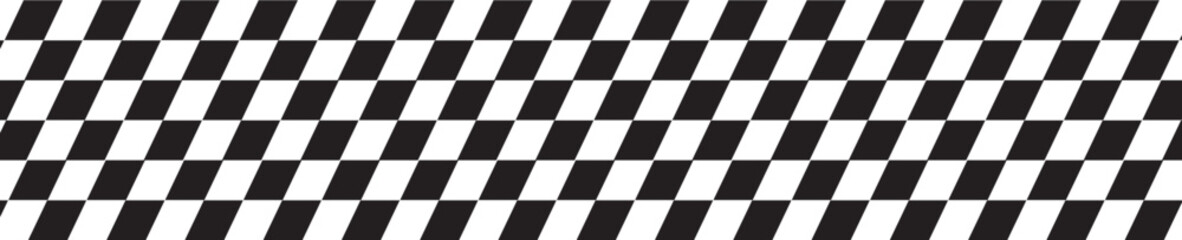 Obraz premium Racing track finish line strip Vector