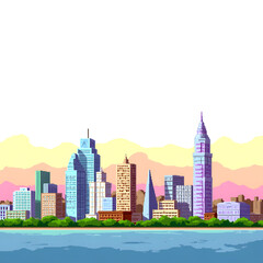 Fototapeta premium city in the city