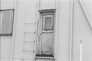 old train car door 