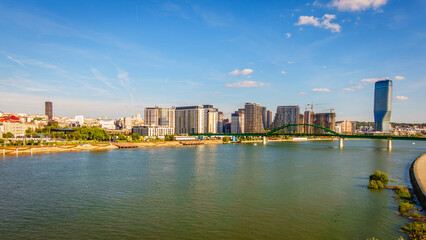 Naklejka premium Sava River in Belgrade