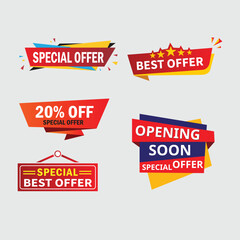 Exclusive Offer Logo, Special Offer Logo Template