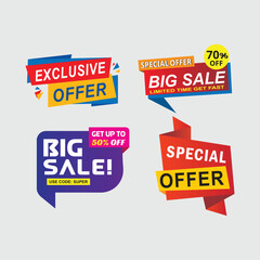 Exclusive Offer Logo, Special Offer Logo Template