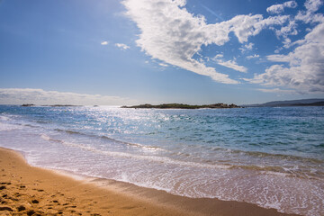 Plage de la Tonnara à Bonifacio en Corse du Sud