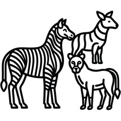 zebra vector illustration