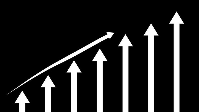 downward trending line graph with vertical upward arrows, symbolizing decline, loss, failure, economic downturn, business crisis, financial risk, negative growth, poor performance, market fall.
