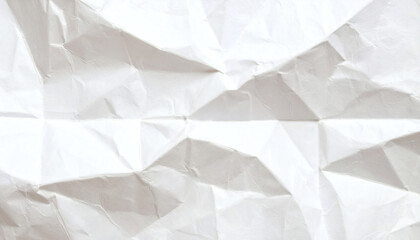 Obraz premium White Folded and Wrinkled Paper Texture Background, High-Resolution Creased Paper Design, Crumpled Paper Surface, Vintage Wrinkle Texture, Blank Paper Backdrop for Graphic Design and Creative Projects