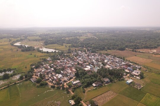 Indian Village areial view