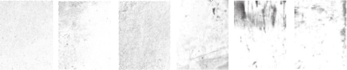 Grunge textures set. Collection of vector overlay, distress, textures .Simply Place texture over any Object to Create grunge,splattered ,dirty effect .
