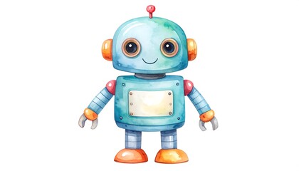 Cute robot illustration