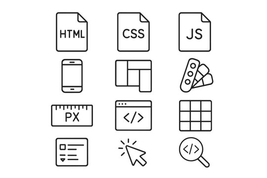 End pixel menu icon vector file color front icons dropdown layout responsive