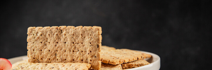 cracker whole grain healthy food durum wheat cookies tasty snack fresh delicious gourmet food...