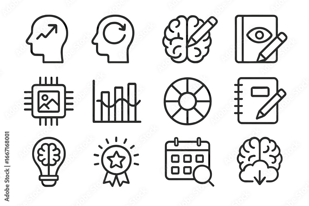 Poster refresh bar symbol loop spark tool icons memory icon vector mnemonic circle