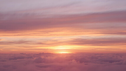 Fototapeta premium sunset in the clouds