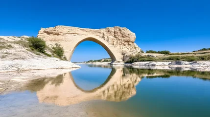 Wandcirkels Rakotzbrücke Rakotz bridge in Kromlau  © mehmood