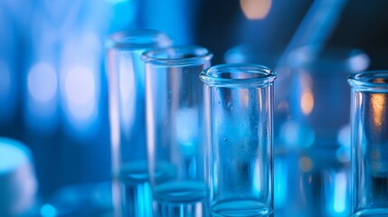 Innovative laboratory equipment  test tubes and tools for advancing medical research and discovery