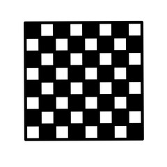 black chess board, Chess board vector icon. Black and white checkered illustration