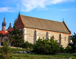 Fototapeta premium Ancient church atop a hill
