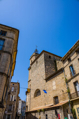 Dans les rues de Pézenas cité de Molière en France