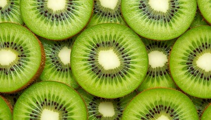 Sliced Kiwi Fruit Background. (1)