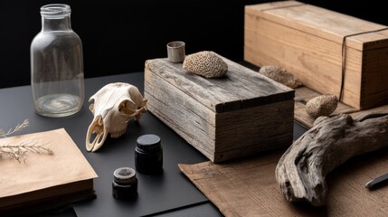 Rustic wooden lifestyle photography design concept inspiration background stylish composition detail vintage natural