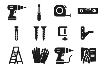 Anchor vector level wall screws tool drill bracket smart icon curtain manual