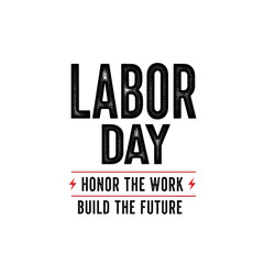 Labor day isolated on transparent background