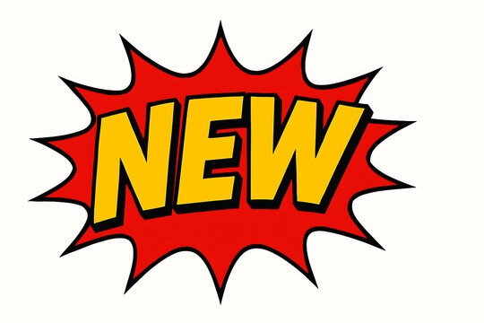 Comic Style New Announcement Design.