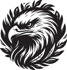 A eagle silhouette vector