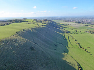 Hills at Westbury in Wiltshire