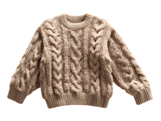Cable knit sweater
