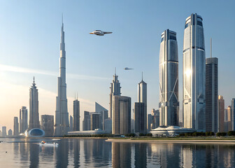 Fototapeta premium City and road image illustration design 