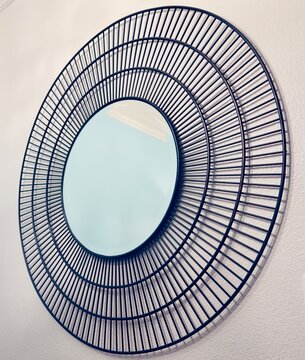 abstract background with round frame