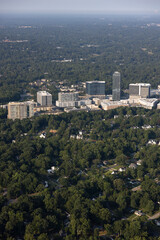 Obraz premium aerial view of the city