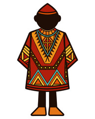 Dashiki Vector Illustration | African Traditional Clothing Design