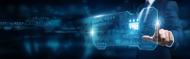 Team leader touching interface and feedback systems communication, performance insights evaluation...
