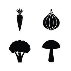 carrot, tomato, cucumber, broccoli, lettuce, cabbage, spinach, pepper, onion, garlic, potato, zucchini