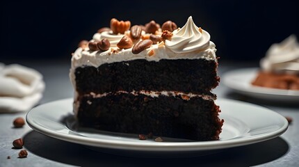 piece of chocolate cake