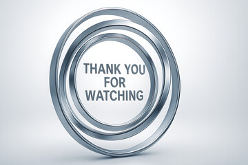 Thank You for Watching Metal Rings End Screen.