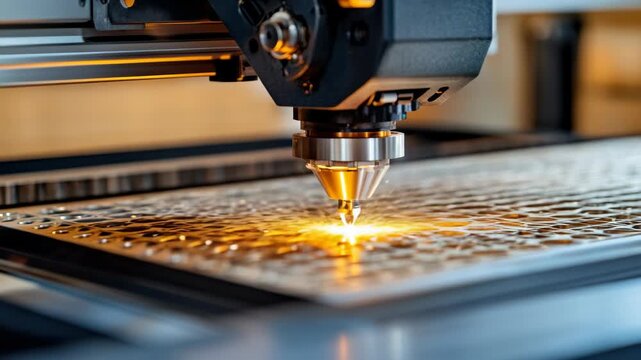 Industrial process of making complex shapes using laser sintering technology to additively manufacture materials, such as ceramics.