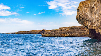 Polignano a mare in Apulia Puglia region in south Italy