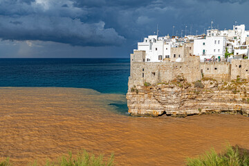 Polignano a mare in Apulia Puglia region in south Italy