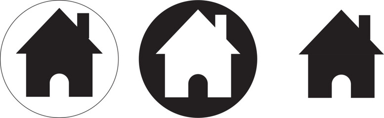 home icon set