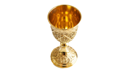Gold chalice antique goblet vintage cup with ornate design and religious significance for luxury collection