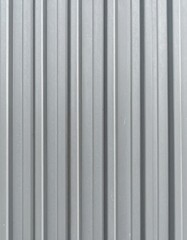 Obraz premium Gray corrugated metal siding