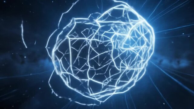 A lone interstellar rock drifts through the star field on an unusual trajectory. 4k video